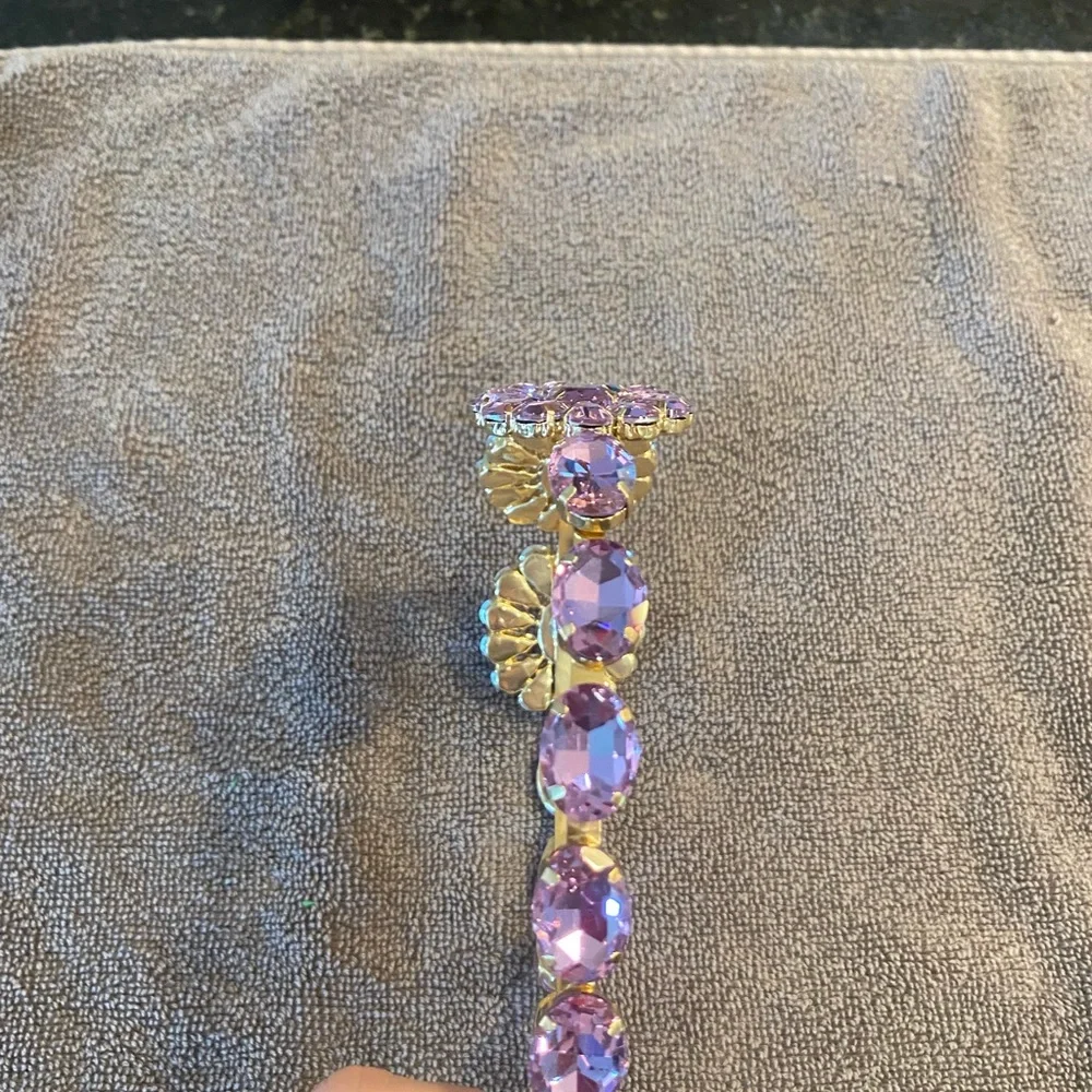 Brand new rhinestone purple colored‎ headband